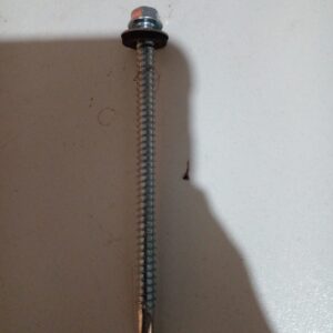 Parafuso 5/16 autobrocante, rosca continua, 3'5 polegadas para telhas